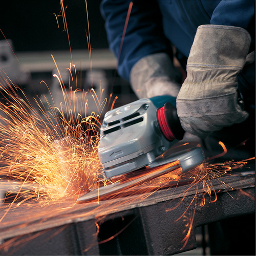 Large Angle Grinder with Rat Tail Handle, 7", 120 V, 15 A, 6500 RPM Kelford