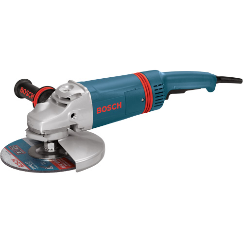 Large Angle Grinder with Rat Tail Handle, 9", 120 V, 15 A, 6000 RPM Kelford