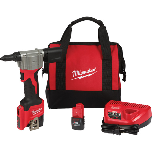 Ensemble outil &agrave; riveter M12 Kelford