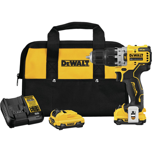 Xtreme Brushless Hammer Drill Kit, 12 V, 3/8", 250 UWO, 0-1500 RPM Kelford