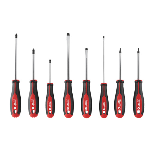 Screwdriver Set with Square Drive, 8 Pcs., Magnetic Kelford