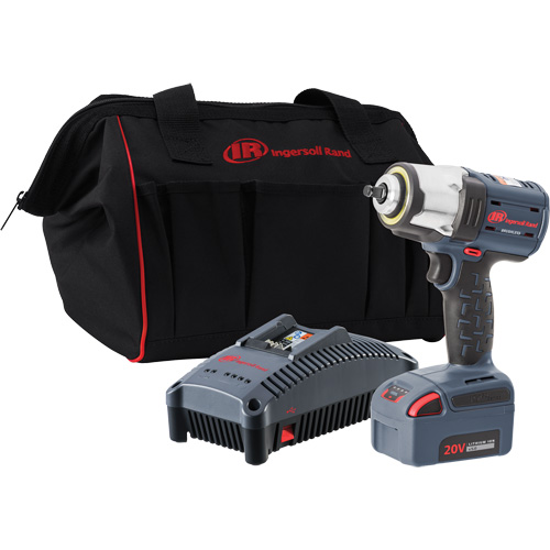 IQv20 Compact Cordless Impact Wrench Kit, 20 V, 3/8" Socket Kelford