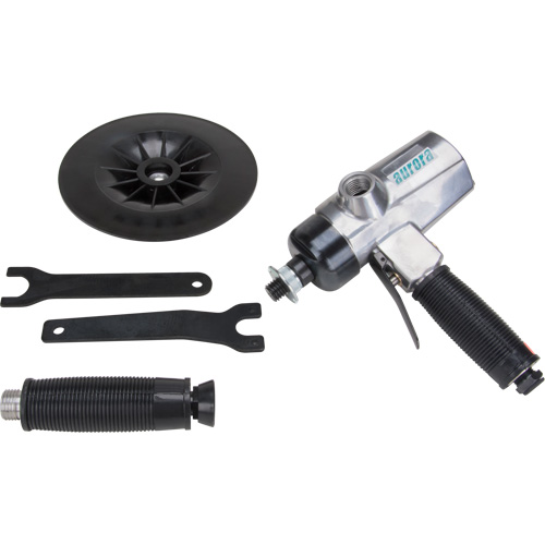 Vertical Sander, 7" Dia., 1/4" NPTF Inlet, 4500 RPM Kelford