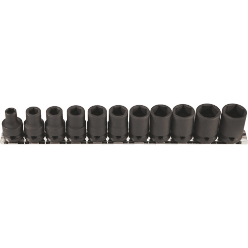 Thin Walled Socket Set, 11 Pcs, Impact, 3/8" Drive Size Kelford