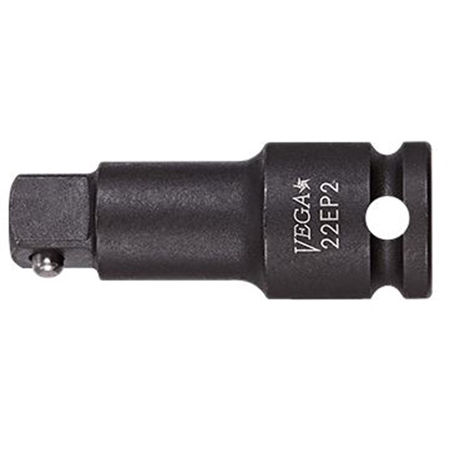 Ball Lock Socket Extension, Impact, 3/8" Drive, 1-3/8" L Kelford
