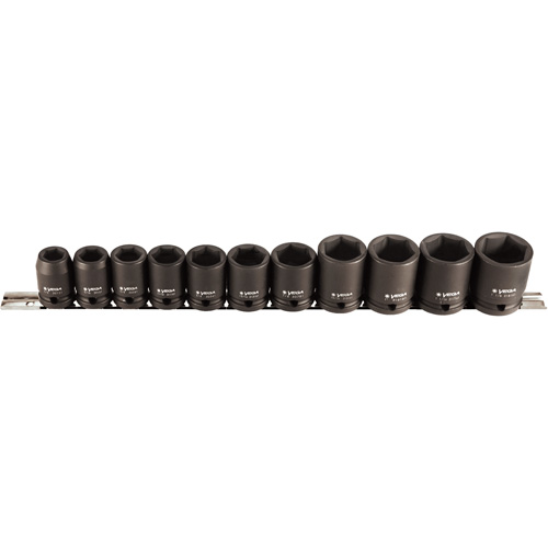 Jeu de douilles, 11 Mcx, Chocs, Prise de 1/2" Kelford