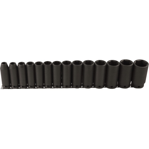 Jeu de douilles longues, 14 Mcx, Chocs, Prise de 1/2", Profond Kelford