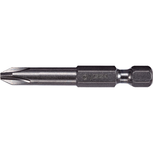 Embout pour outil &eacute;lectrique, Phillips, Embout #2, Prise 1/4", Longueur 2-3/4" Kelford