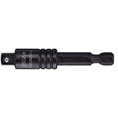 Quick Release Adapter & Extension, 1/4" Drive Size, 1/4" Male Size, Ball, 3" L Kelford
