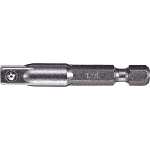 Adapter & Extension, 1/4" Drive Size, 1/4" Male Size, Ball, 2" L Kelford
