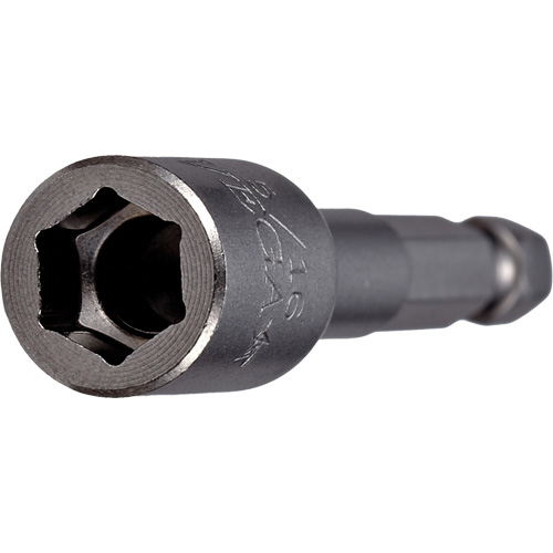 Nutsetter, 5/16" Tip, 1/4" Drive, 2-9/16" L, Non-Magnetic Kelford