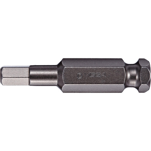 Power Bit, Hex, 1/2" Tip, 7/16" Drive Size, 2" Length Kelford