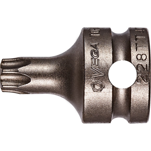 Socket Bit, Torx&reg; Tamper, 25 x 1" L, 3/8" Drive Kelford