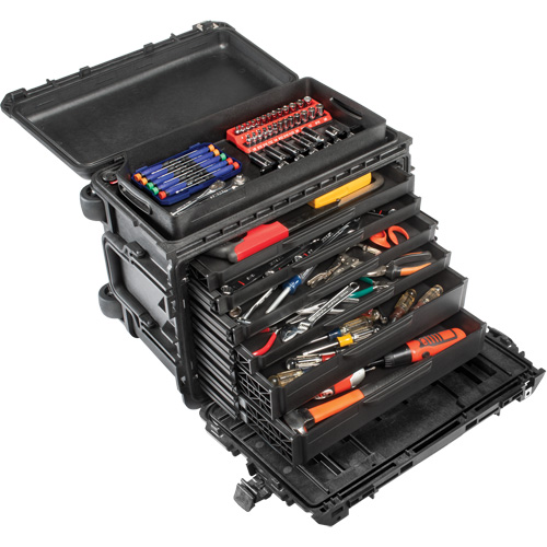 Armoire &agrave; outils mobile Gen 2, 24" la, 6 tiroirs, Noir Kelford