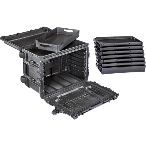 Armoire &agrave; outils mobile Gen 2, 24" la, 6 tiroirs, Noir Kelford