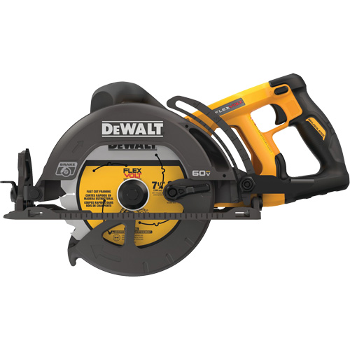 FlexVolt&reg; Worm Drive Style Saw (Tool Only), 7-1/4", 60 V Kelford