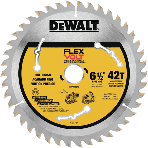 Lame TrackSaw FlexVolt, 6-1/2", 42 dents, Pour Bois Kelford