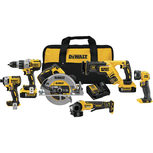 Trousse combin&eacute;e de 6 outils Max XR sans balai, Lithium-ion, 20 V Kelford