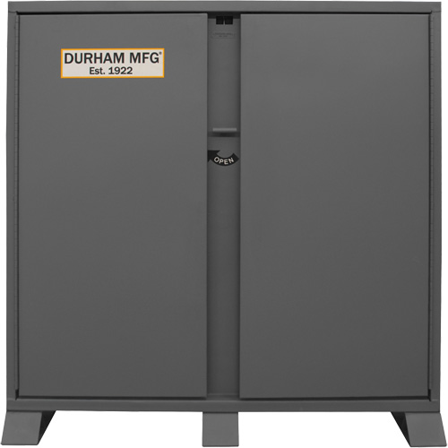 Jobsite Storage Shelving Cabinet, Steel, 47.5 Cubic Feet, Grey Kelford