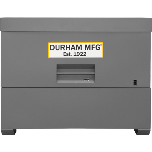 Piano Style Jobsite Storage Box, 60-1/2" W x 34-3/4" D x 49-3/8" H, Grey Kelford