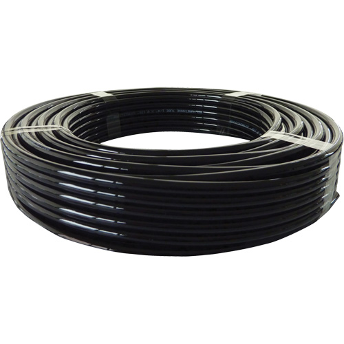 Longlife Pneumatic Tubing, Air, 0.375" OD x 100' L, Nylon/Polyurethane, Black, 232 PSI at 20°C Kelford