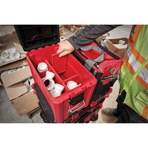 Coffre &agrave; outils compact Packout, 10" x 16-1/5" x 13", Noir/Rouge Kelford