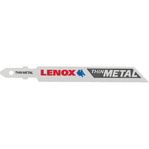 Metal Cutting Jigsaw Blade, Bi-Metal, T-Shank, 3-5/8" L, 6 TPI Kelford