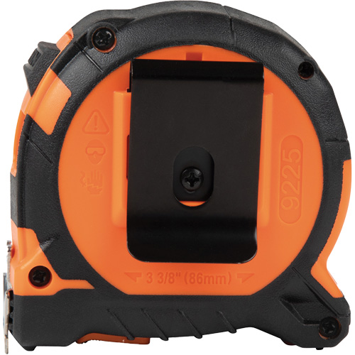 Magnetic Double-Hook Tape Measure, 25', Imperial Graduations Kelford