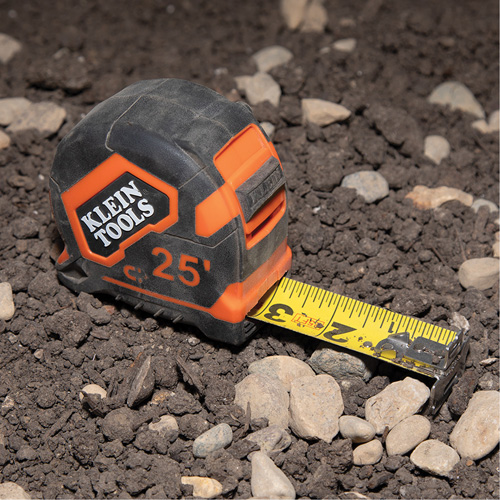 Magnetic Double-Hook Tape Measure, 25', Imperial Graduations Kelford