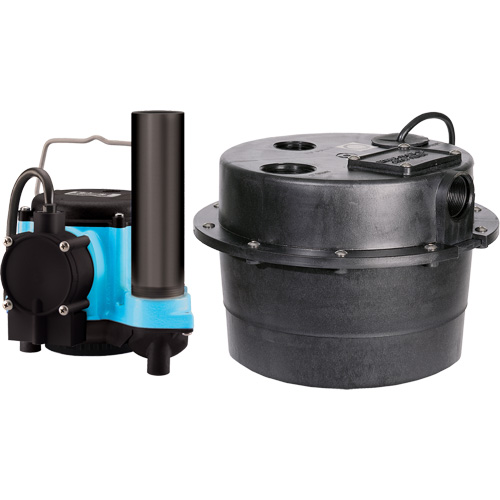 Drainosaur&reg; Sump Pump, 29 GPM, 115 V, 9 A, 1/3 HP Kelford
