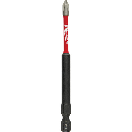 Shockwave Impact-Duty Driver Bit, Phillips, #1 Tip, 1/4" Drive Size, 3-1/2" Length Kelford