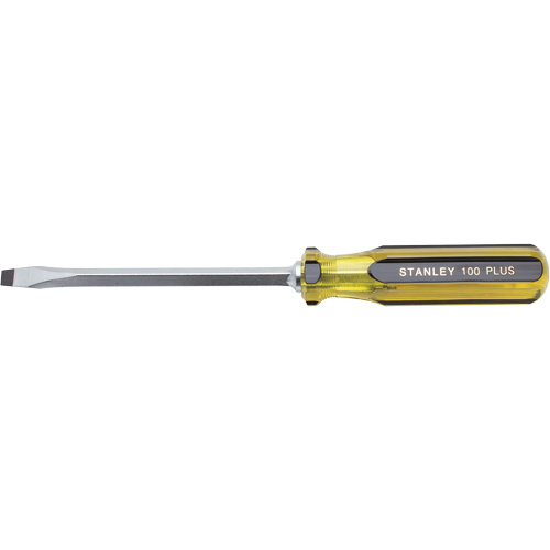 Tournevis pour &eacute;crous &agrave; fente 100 PLUS, Tige de 5/16", Carr&eacute;e, 11-1/8" lo, Prise en Plastique Kelford