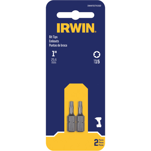 Insert Bits, Torx, T-15, 1/4" Drive Kelford