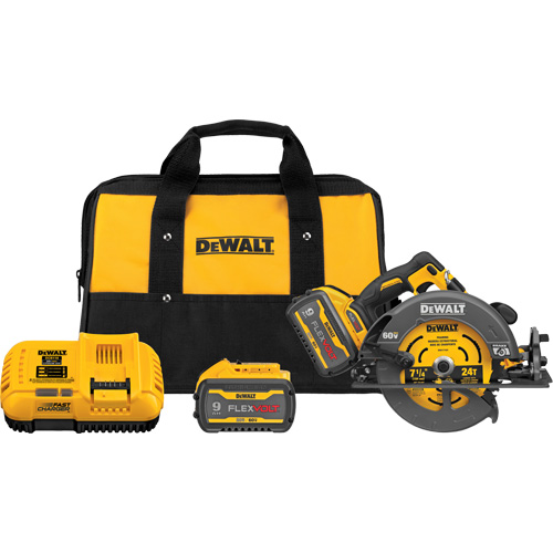 Flexvolt&reg; Max** Cordless Circular Saw with Electric Brake Kit, 7-1/4", 60 V Kelford