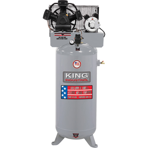 Compresseur d'air &agrave; grand rendement, 50 gal. (60 gal. US) Kelford