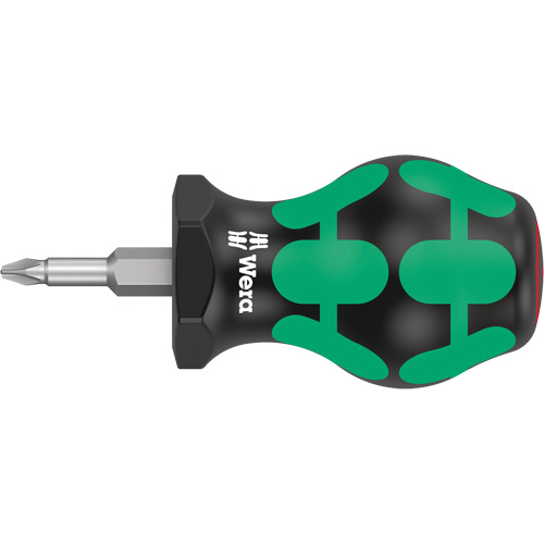 Stubby Phillips Screwdriver, #1, 4" L, Plastic Handle Kelford