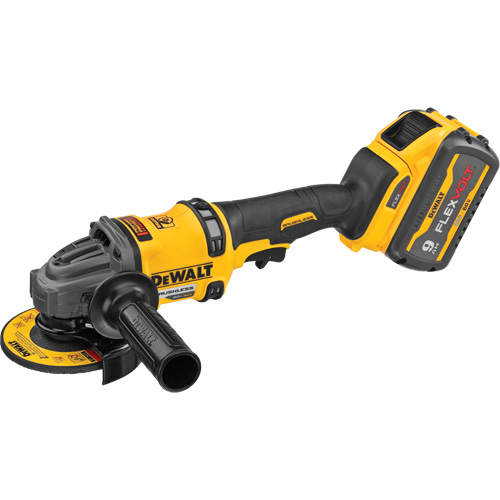 Ensemble de meuleuse sans balai FlexVolt Max avec frein antirecul, Roue de 4-1/2" - 6", 60 V Kelford