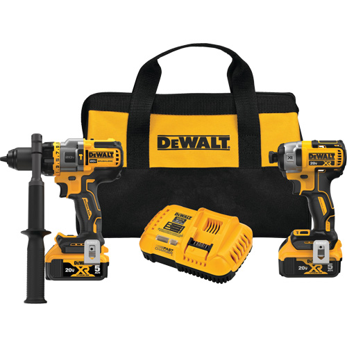Ensemble de perceuse-visseuse &agrave; percussion sans balais et sans fil Max* avec Flexvolt Advantage et visseuse &agrave; chocs XR, Lithium-ion, 20 V Kelford