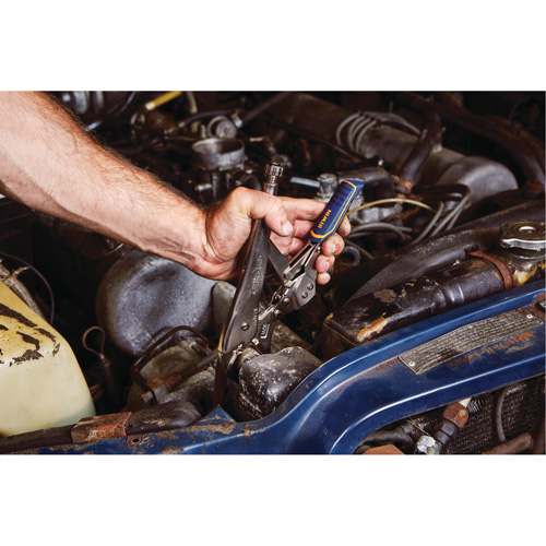 Vise-Grip&reg; Fast Release 10CR Locking Pliers, 10" Length, Curved Jaw Kelford
