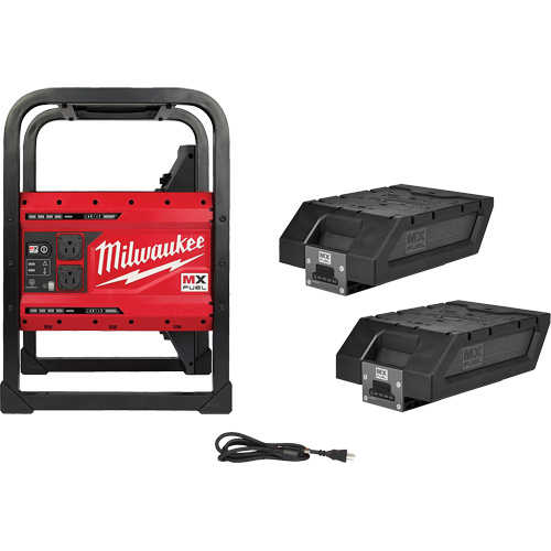 MX Fuel Carry-On Power Supply, 1800 W/3600 W, Lithium Ion, 20-4/5" H x 12" W x 15" D, 49.7 lbs. Kelford