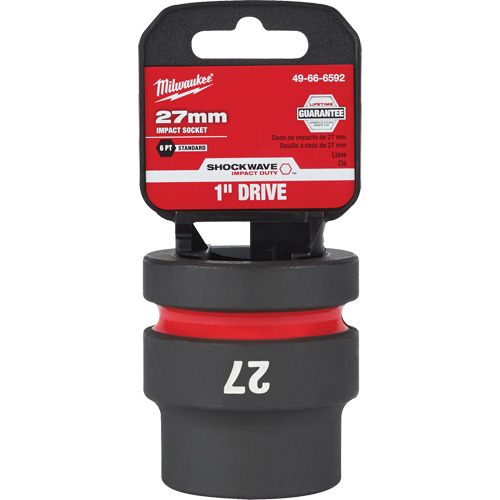 Shockwave Impact Duty Socket, Power, 27 mm, 1" Drive, 6 Points Kelford