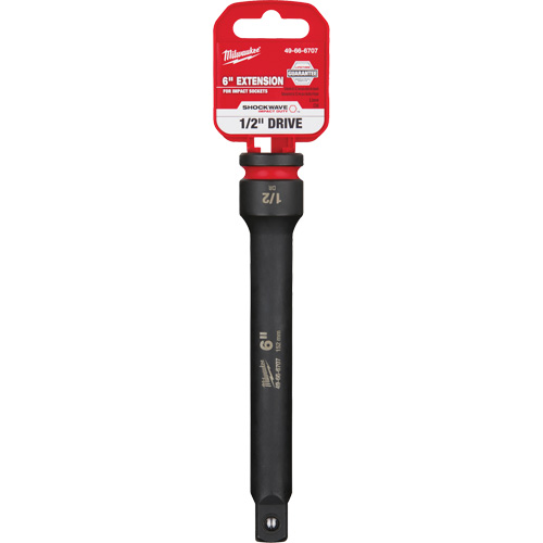 Shockwave Impact Duty Socket Extension, Impact, 1/2" Drive, 6" L Kelford