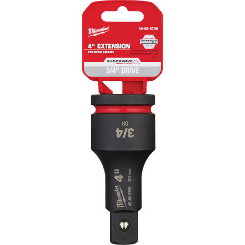 Rallonge pour douille Shockwave Impact Duty, Chocs, Prise 3/4", 4" lo Kelford
