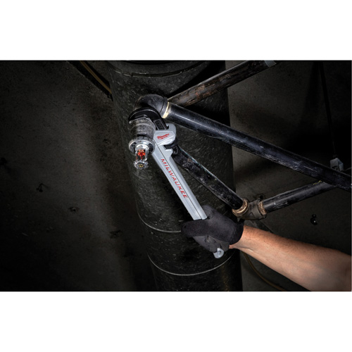 Cl&eacute; &agrave; tuyau avec manche Powerlength, Cap des m&acirc;choires 1-1/2", Longueur 10" Kelford