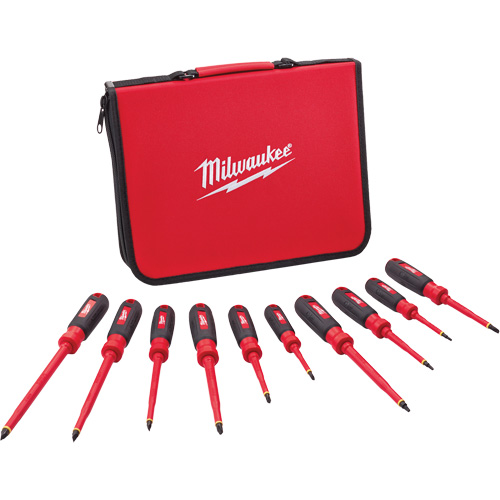 Insulated Screwdriver Set with EVA Foam Case, 10 Pcs. Kelford