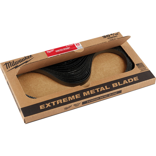 Lames-ruban pour coupes de m&eacute;taux extr&ecirc;mes, Acier rapide, 30-9/16" lo x 1/2" la x &eacute;paisseur 0,02", 12/14 dents par pouce Kelford