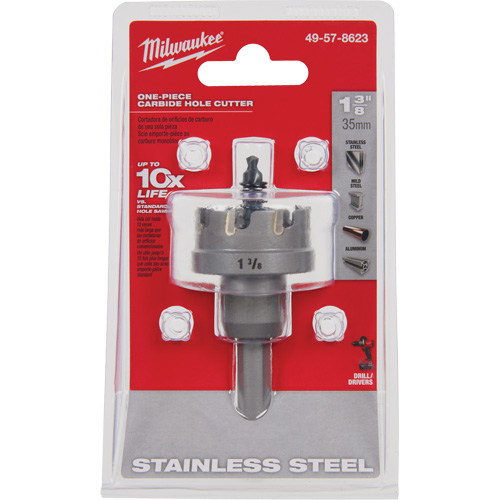 Scies-cloches au carbure monobloc, 1-3/8", Profondeur de la coupe de 3/16" Kelford