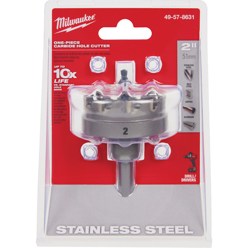 Scies-cloches au carbure monobloc, 2", Profondeur de la coupe de 3/16" Kelford