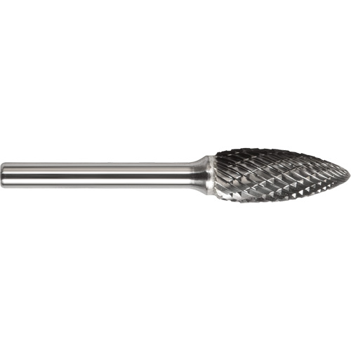 Drillco&reg; Magnum Double Cut Solid Carbide Burr, SF-3, 3/8" Dia., 3/4" Depth of Cut Kelford