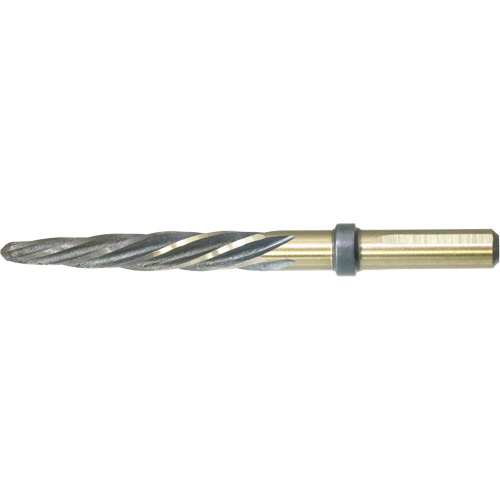 Drillco&reg; Nitro Construction Reamer, 9/16", Spiral Flute, High Speed Steel, Straight Shank Kelford